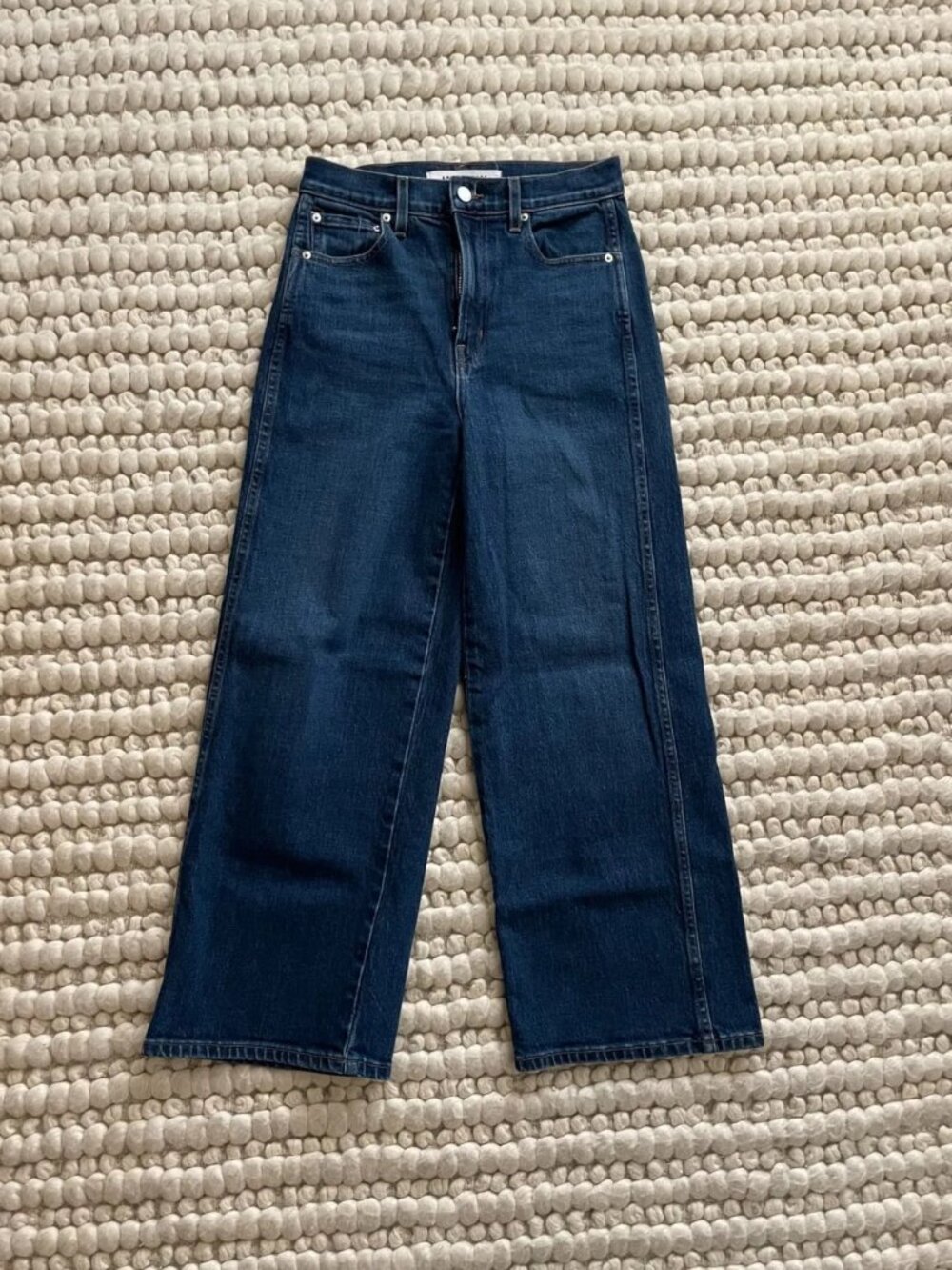APIECE APART Merida Denim Wide Leg Jeans Cropped Size 27